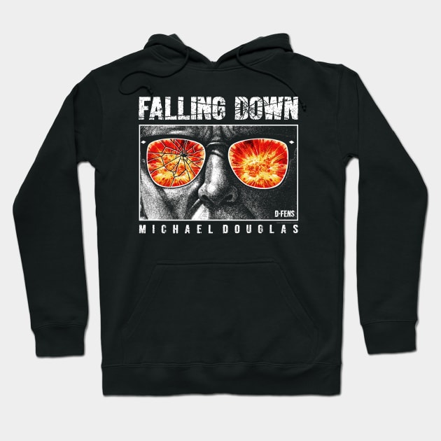 Falling Down, D-Fens, Cult Classic Hoodie by PeligroGraphics